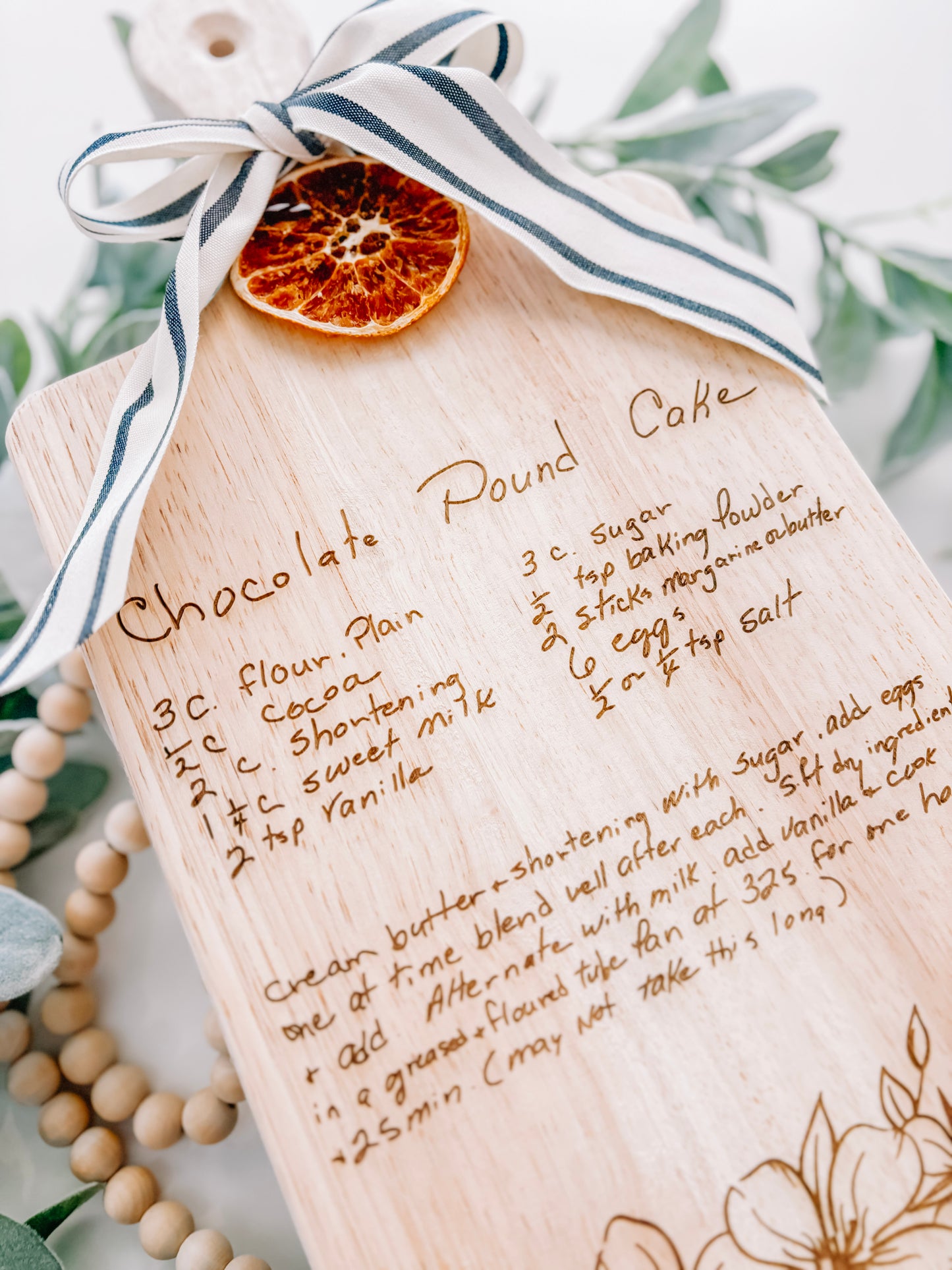 Custom Engraved Recipe Board – Turn Handwritten Family Recipes Into Timeless Keepsakes