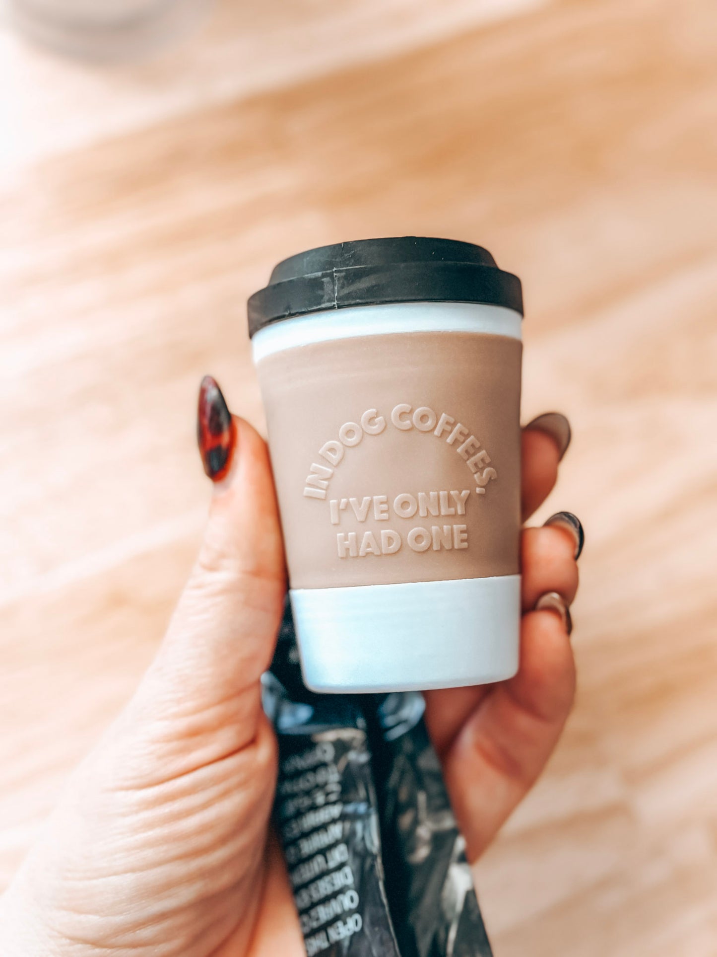 ☕ “In Dog Coffees, I’ve Only Had One” Poop Bag Holder | Cooper & Co.