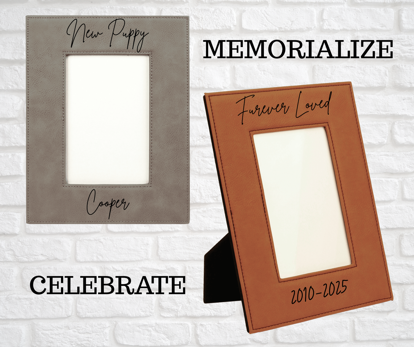 š¾ Custom New Puppy or Memorial Frame & Stamp Kit| Cooper & Co. Keepsake Collection