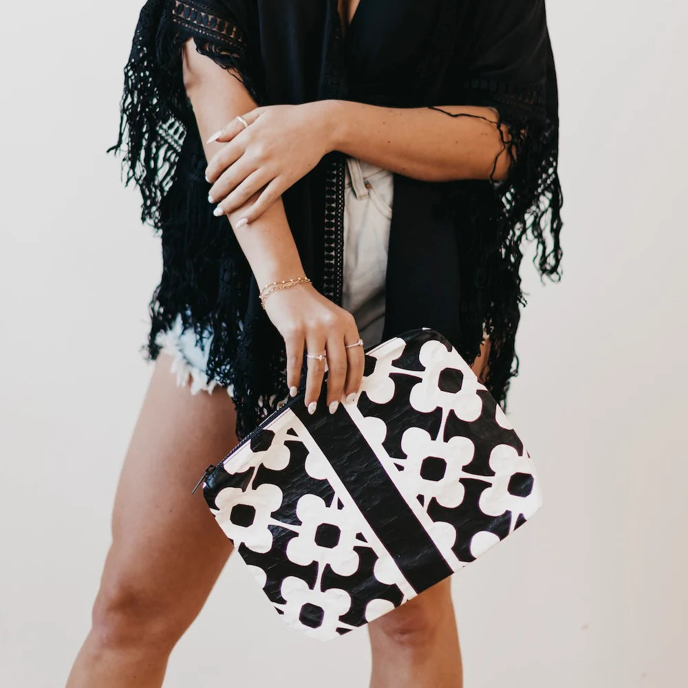 Bellame Zipper Top Pouch