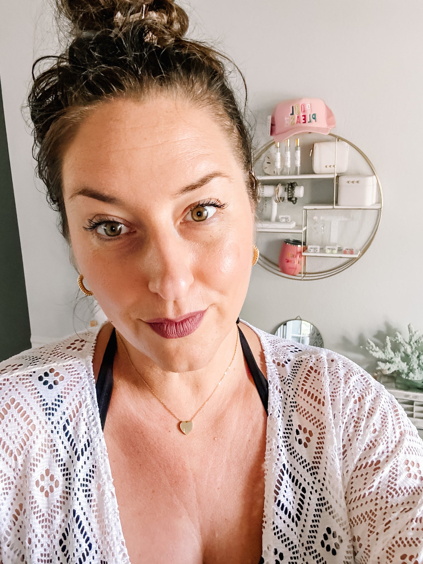 "It's OK to not be OK" 🌊WATERPROOF🌊 heart necklace