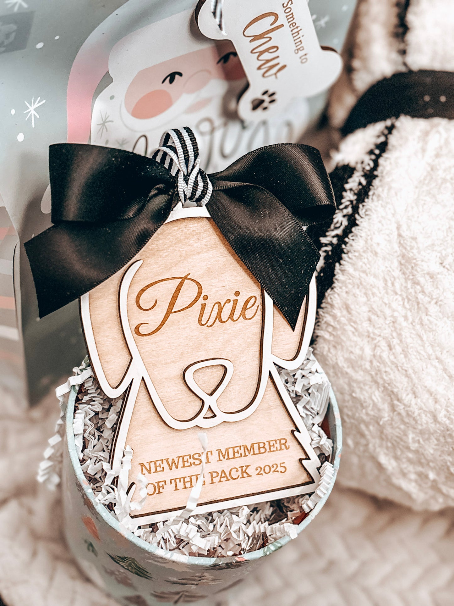 🎀 Custom “Newest Member of the Pack” Ornament | Cooper & Co.