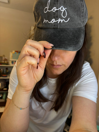 🐶 Dog Mom Embroidered Hat | Cooper & Co. Collection