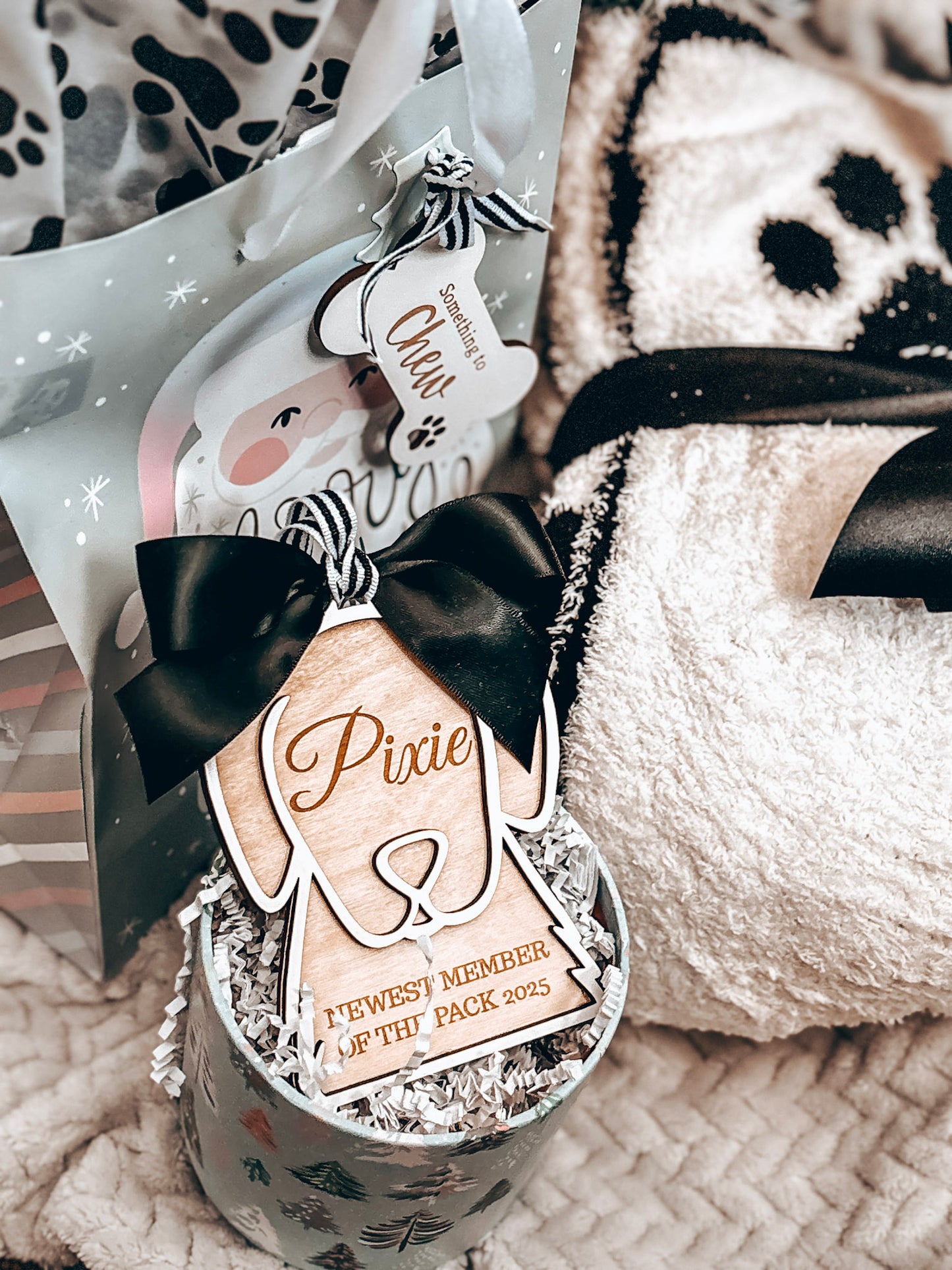🎀 Custom “Newest Member of the Pack” Ornament | Cooper & Co.