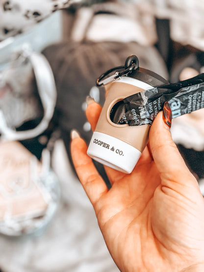 ☕ “In Dog Coffees, I’ve Only Had One” Poop Bag Holder | Cooper & Co.