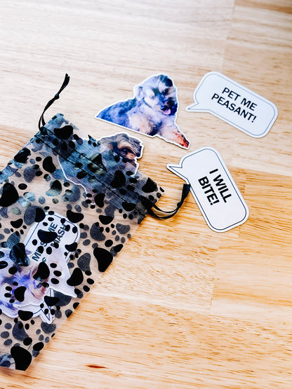 Custom Dog "Sayings" Magnet Set