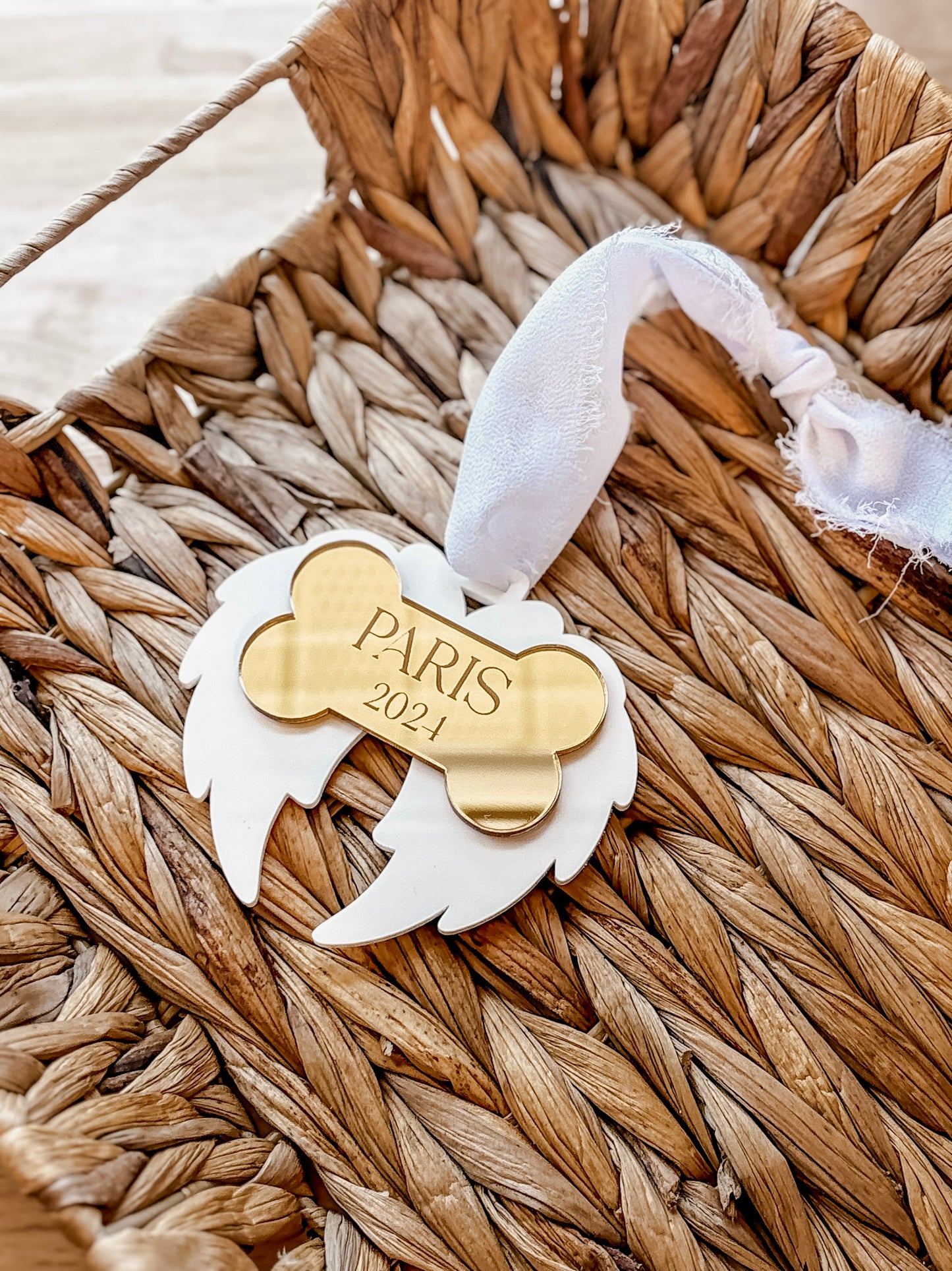 🐾 Custom Dog Memorial Ornament | Cooper & Co. Keepsake Collection