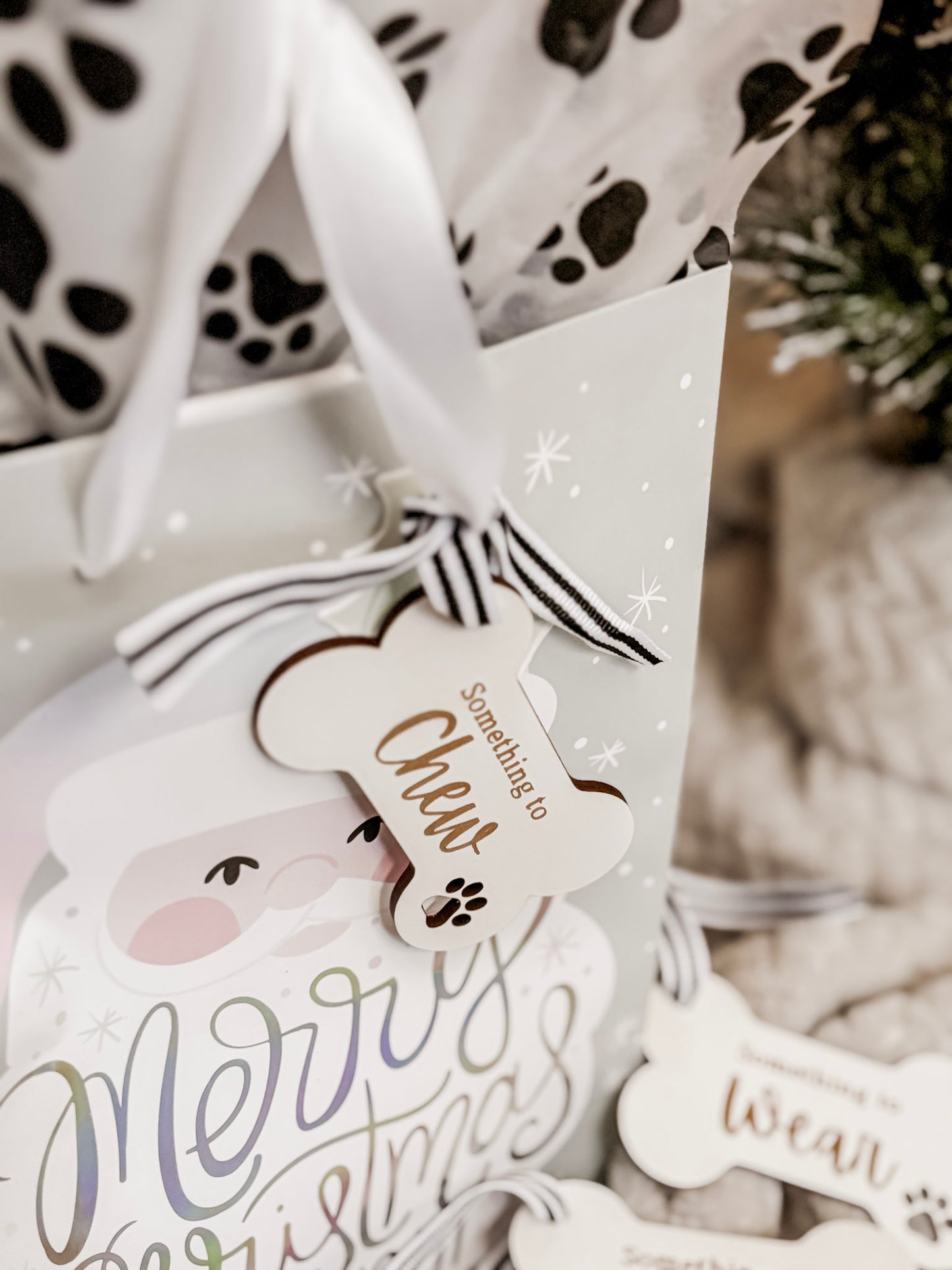 Dog Bone Gift Tags