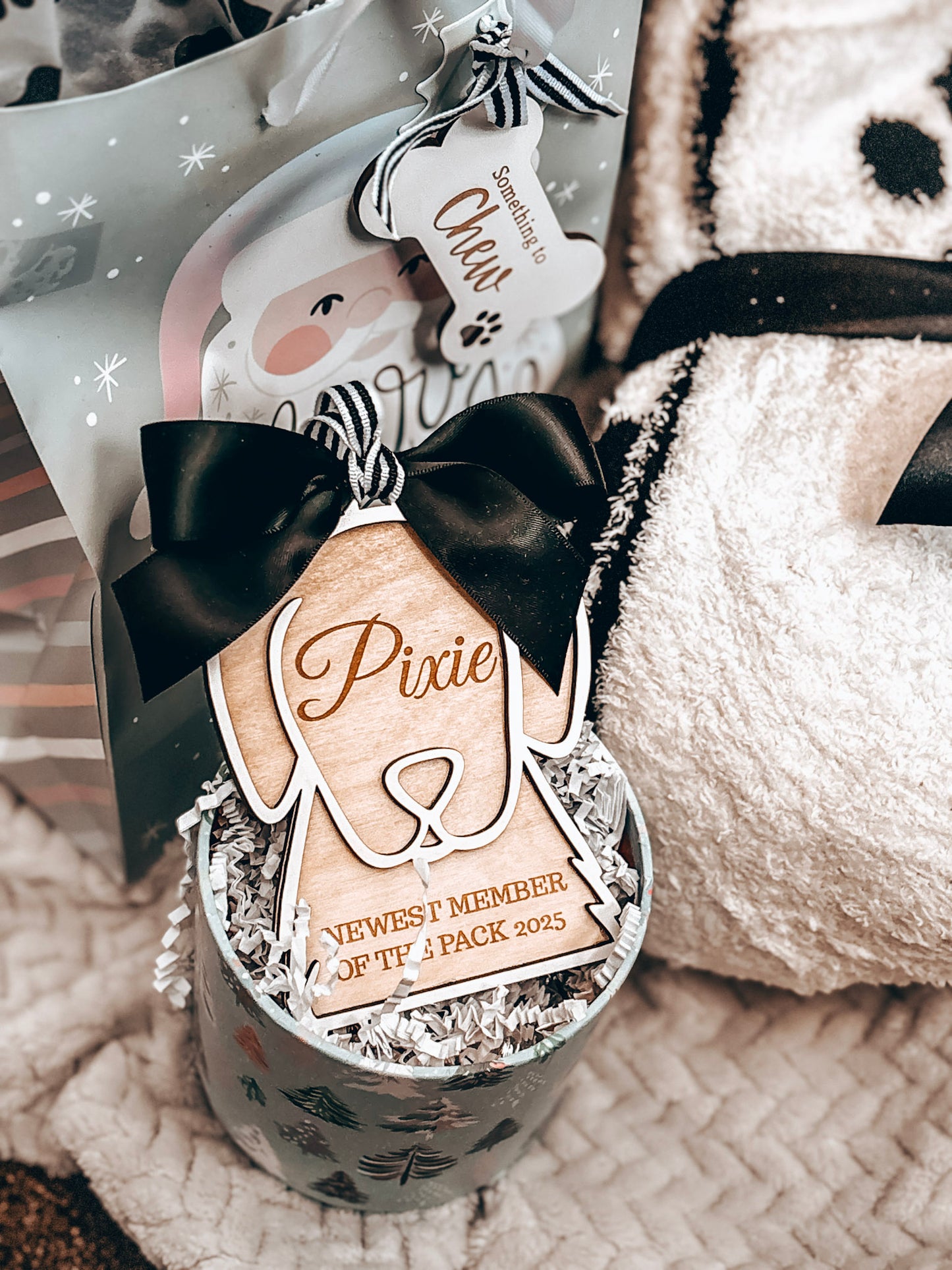 🎀 Custom “Newest Member of the Pack” Ornament | Cooper & Co.