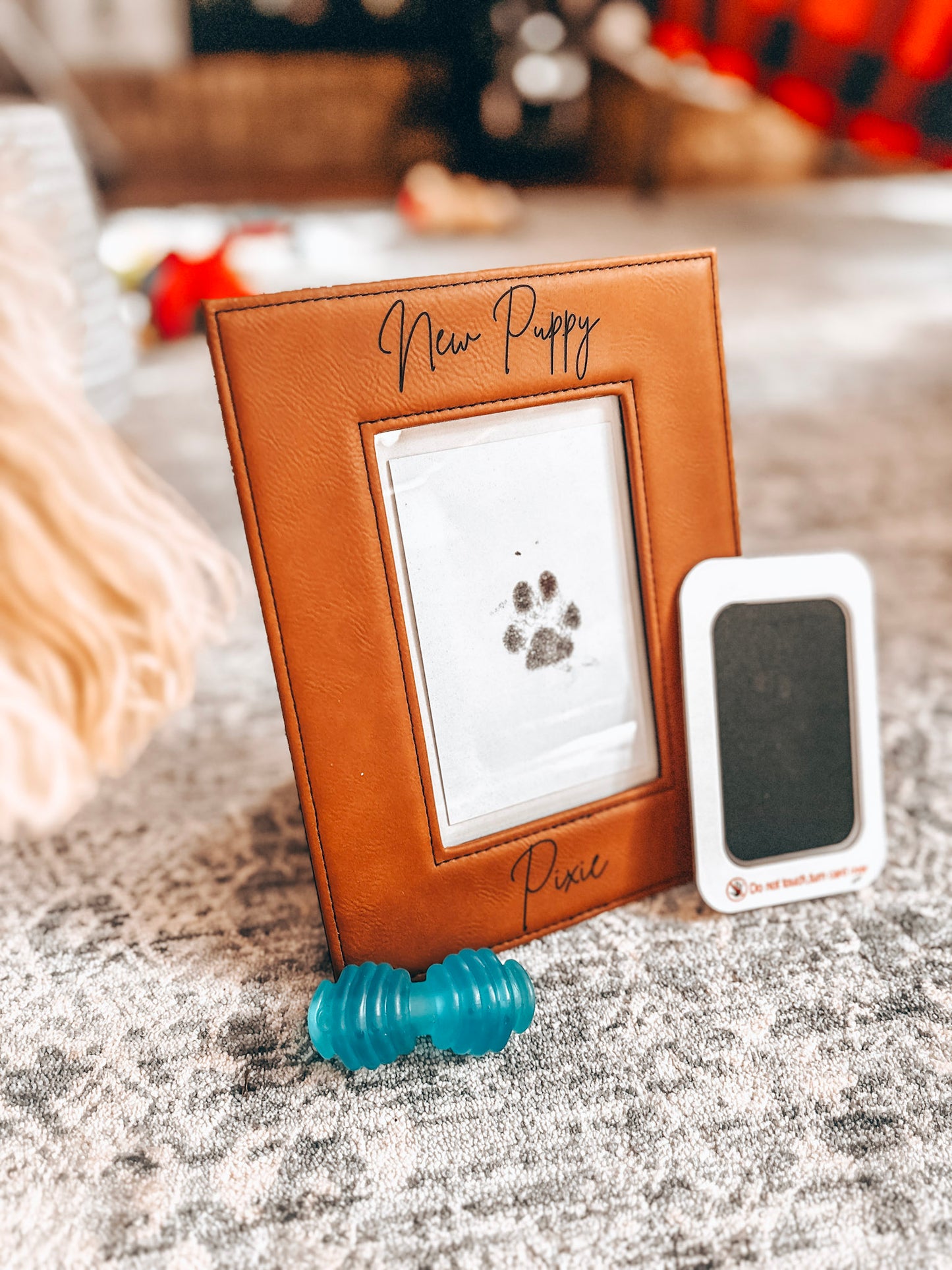 🐾 Custom New Puppy or Memorial Frame & Stamp Kit| Cooper & Co. Keepsake Collection