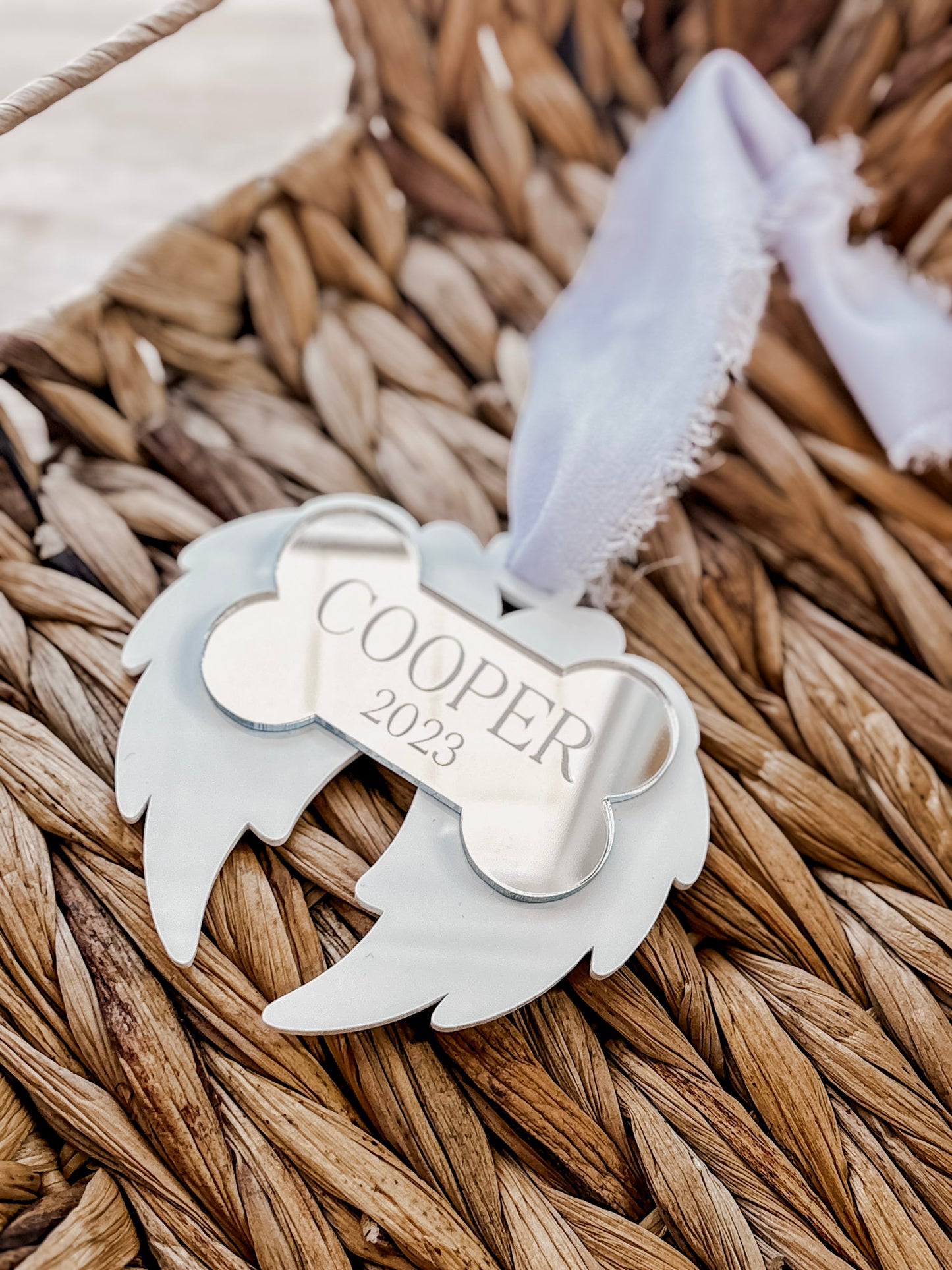 🐾 Custom Dog Memorial Ornament | Cooper & Co. Keepsake Collection