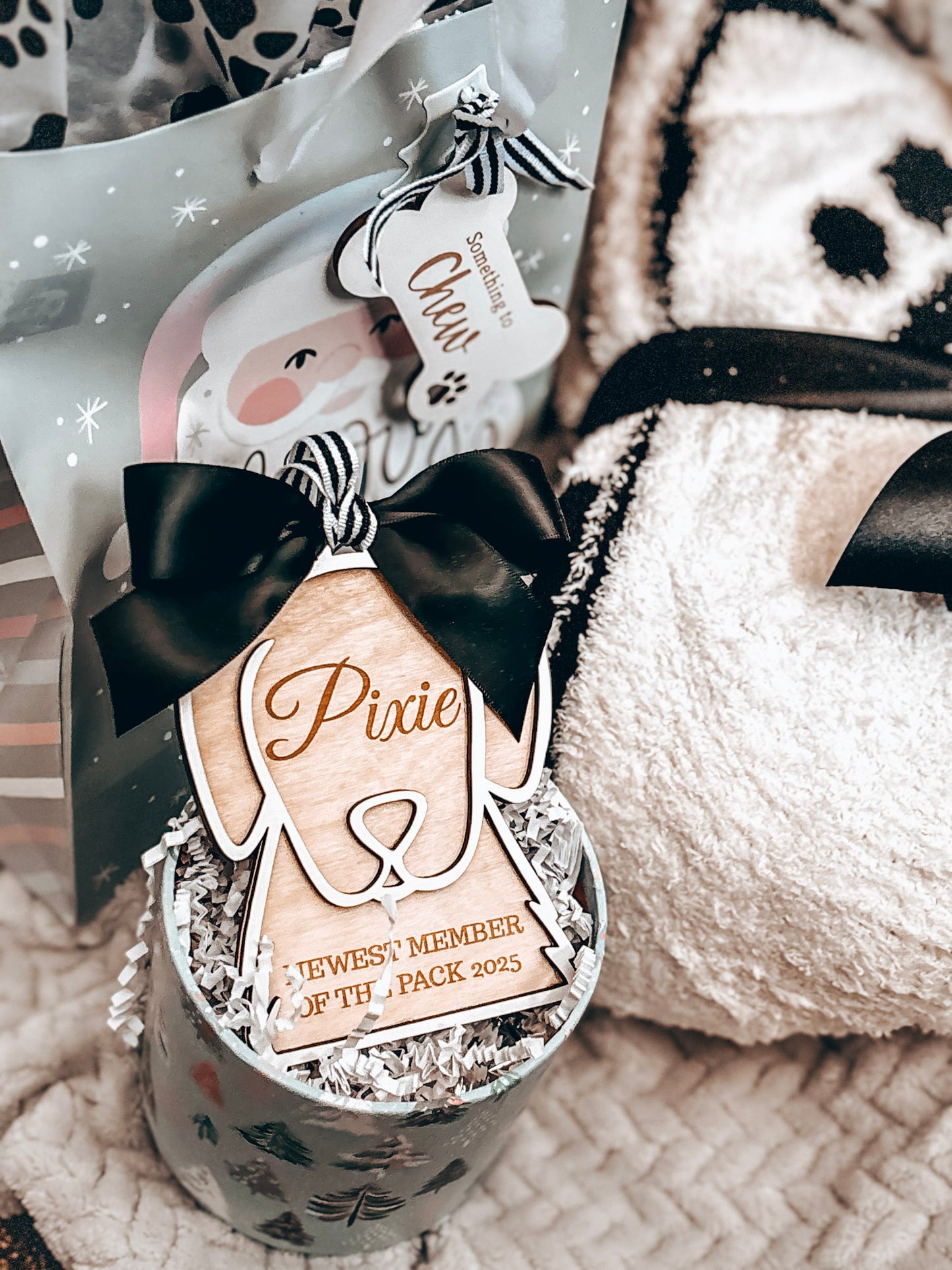 🎀 Custom “Newest Member of the Pack” Ornament | Cooper & Co.