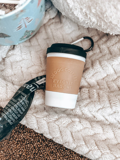 ☕ “In Dog Coffees, I’ve Only Had One” Poop Bag Holder | Cooper & Co.