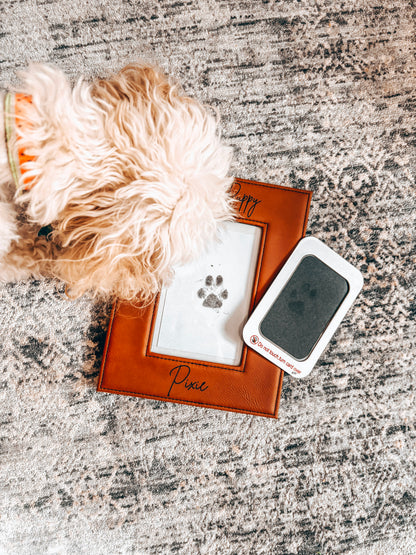 🐾 Custom New Puppy or Memorial Frame & Stamp Kit| Cooper & Co. Keepsake Collection