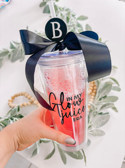 In my "Glow Juice Era" Double Walled Plastic Tumbler