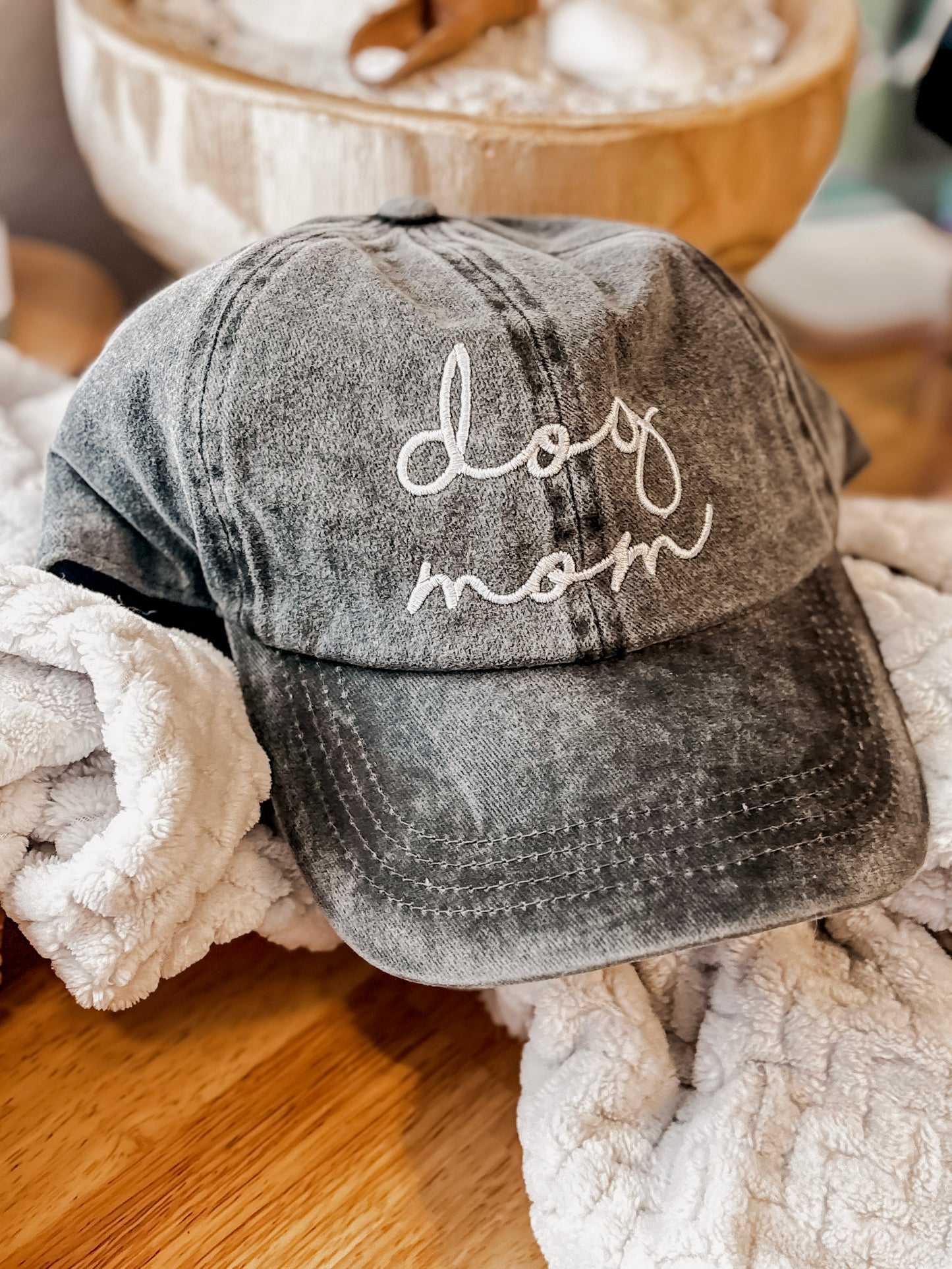 🐶 Dog Mom Embroidered Hat | Cooper & Co. Collection