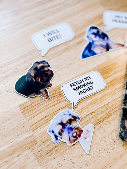 Custom Dog "Sayings" Magnet Set