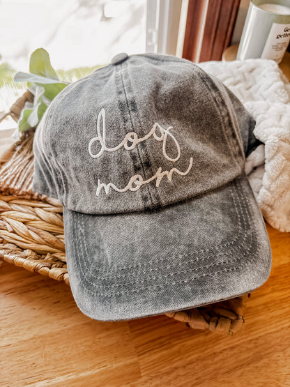 🐶 Dog Mom Embroidered Hat | Cooper & Co. Collection