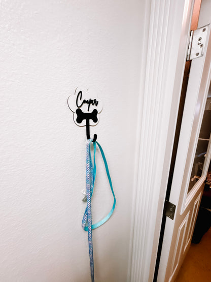 Customized Dog Leash Wall Holder