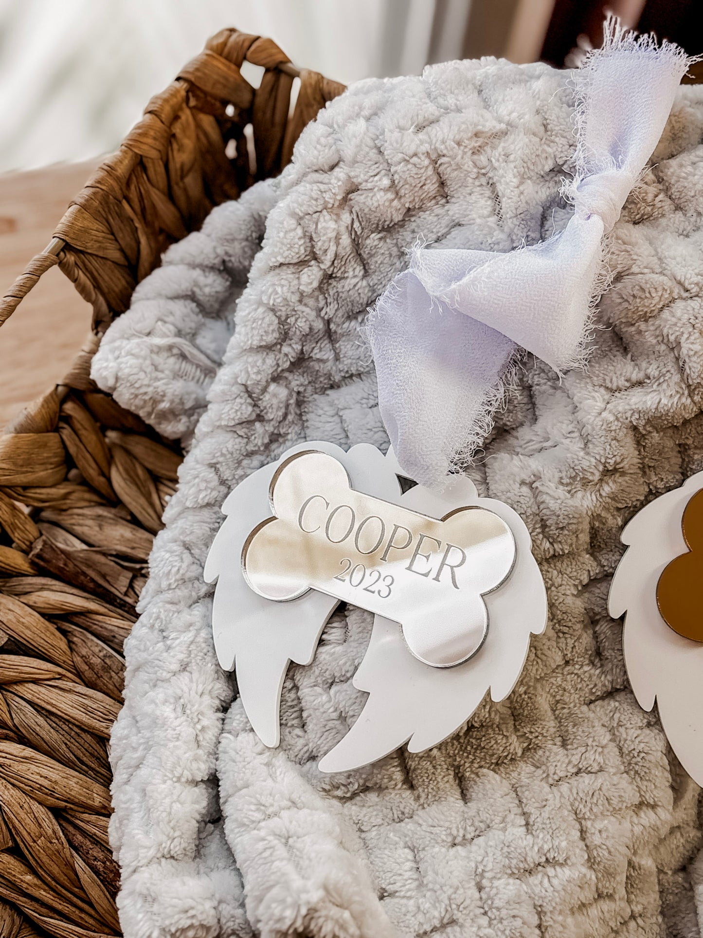 🐾 Custom Dog Memorial Ornament | Cooper & Co. Keepsake Collection