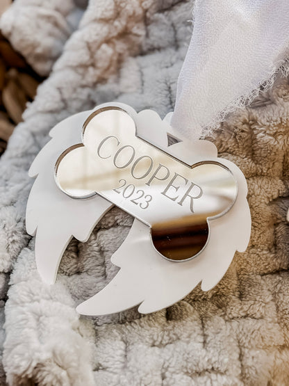 🐾 Custom Dog Memorial Ornament | Cooper & Co. Keepsake Collection
