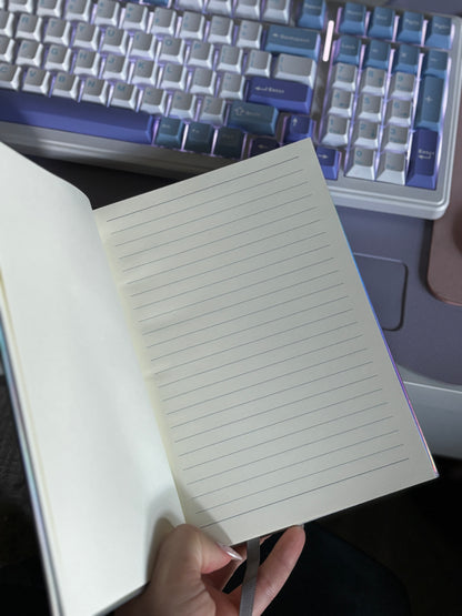 "You glow Girl" lined iridescent journal