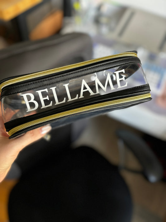 2 Layer soft pvc makeup case