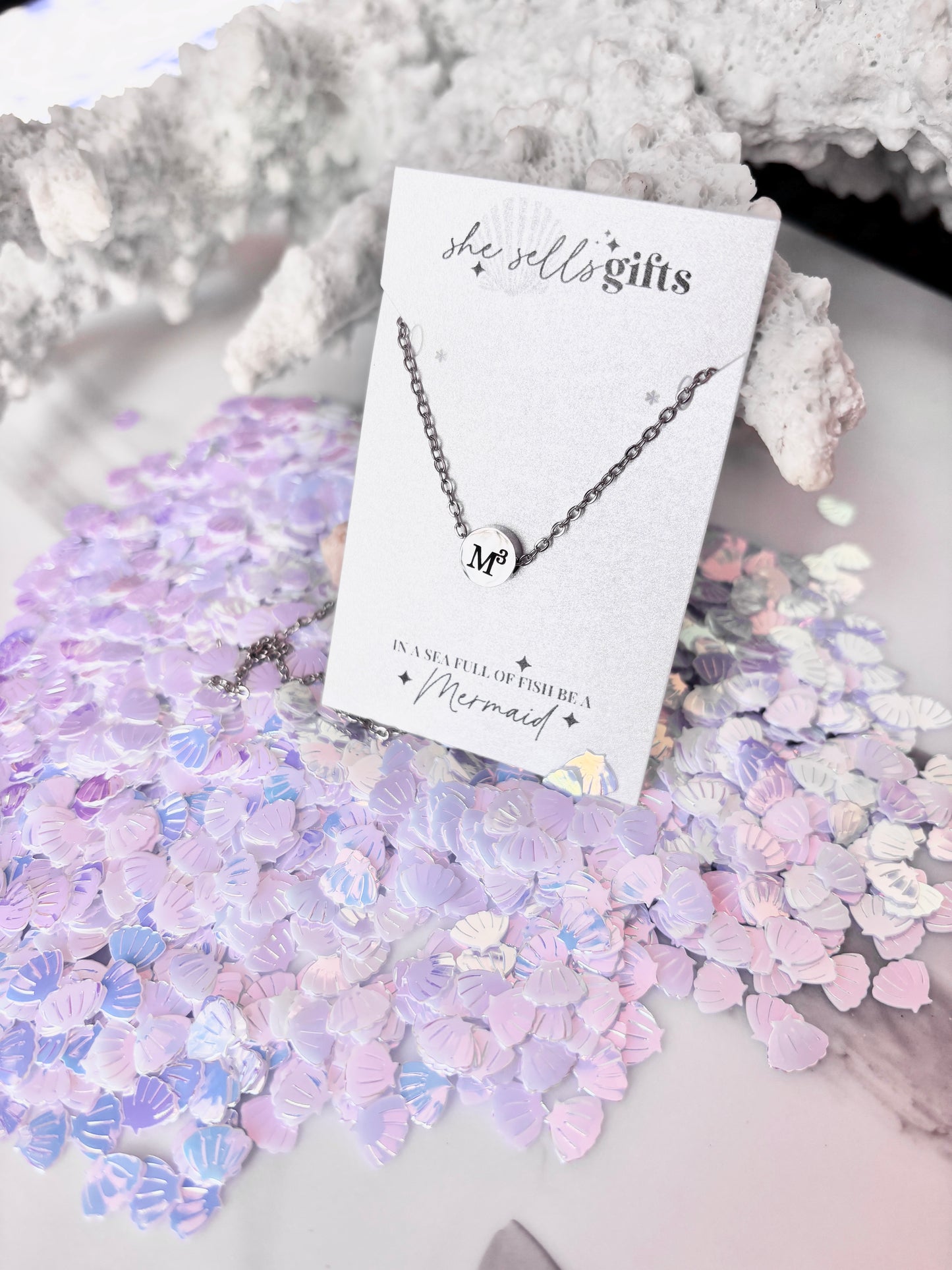 Mini Round Mama Necklace with # of kids