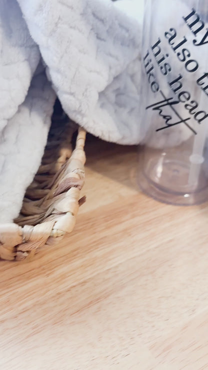 "My Dog also tilts his head like that" 24oz Plastic Tumbler