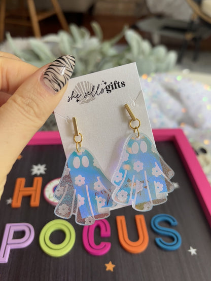Iridescent Ghost Dangles